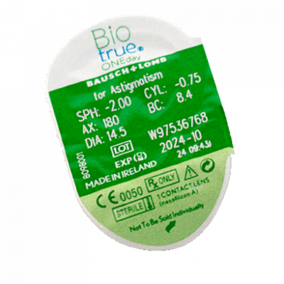 Biotrue OneDay Toric 5pk