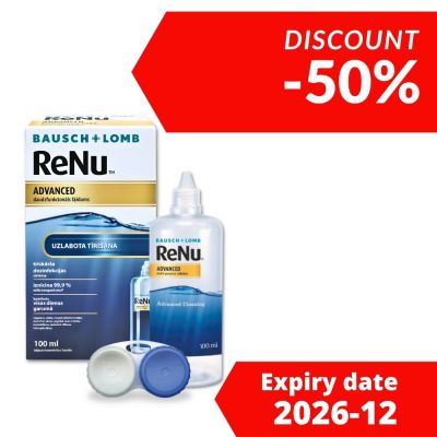 ReNu Advanced 100ml  Expiry date: 31.12.2026